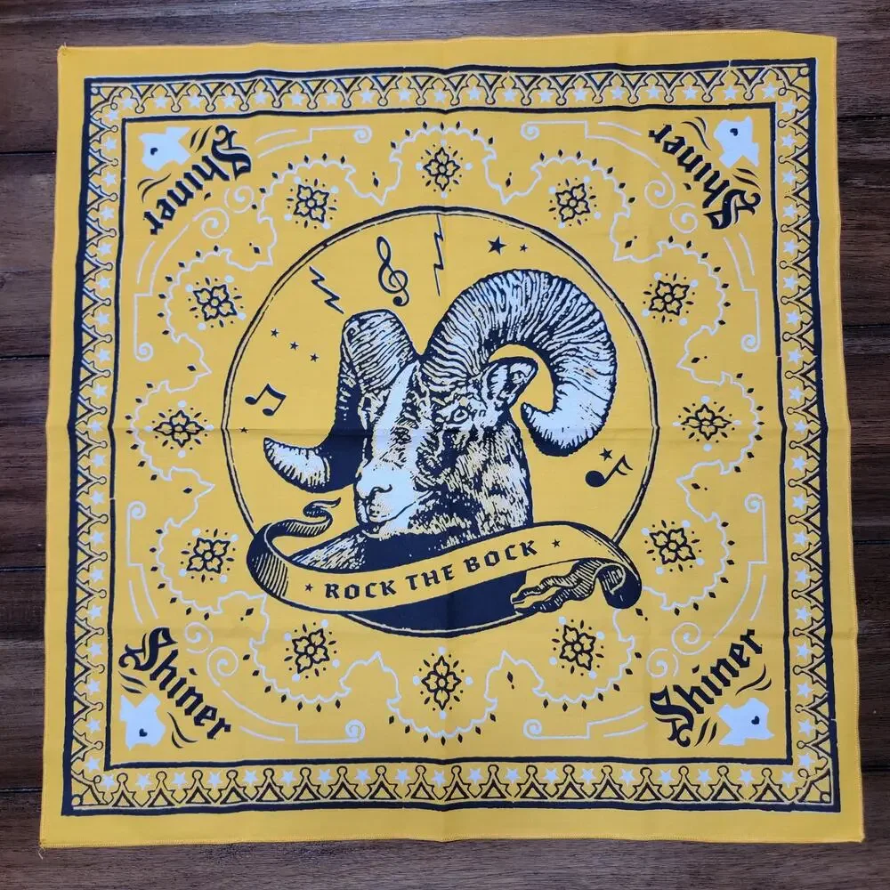 Shiner Bock Yellow Bandanna 